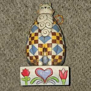 Jim Shore Multicolor Cat Figurine